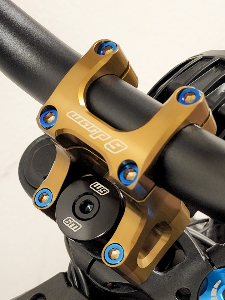 Surron Light Bee/Talaria Sting Bar Mount Titanium Bolt Kit By Warp 9